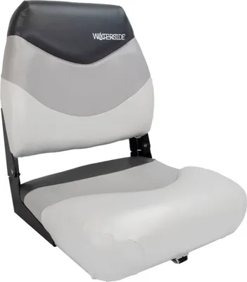 Produktbild von Waterside Captain Premium Bootssitz Highback, grau/weiß
