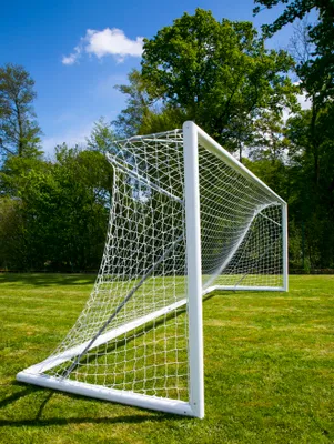 Produktbild von Fußballnetz Clubs 7.32 x 2.44 x 0.8 x 1.5 m - 4mm - Extrem robust - Weiß