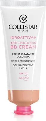 Zdjęcie produktu dla Collistar Idroattiva+ Anti-pollution Crema Idrat Colorata, Krem BB, 50 ml, Kobiety, Skóra uniwersalna, Medio, Beżowy