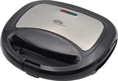 Produktbild von ELTA Edelstahl Sandwichtoaster, ST-102, Edelstahl/Schwarz