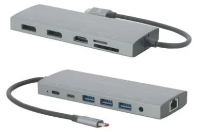 Image de Mobilis USB-C Docking Station 12 in 1 100 W Max