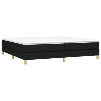 Produktbild von (Angebot 2026)Boxspringbettgestell - CLORIS - Doppelbett - Robust und langlebig - Schwarz 200x200 cm - Einfache Montage - Stoff - DEMöbel8471441