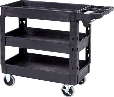 Obrázok produktu pre Servírovací vozík Happyment - 3 úrovne - Vozík - Univerzálne použitie - 103 x 43,5 x 85,7 cm
