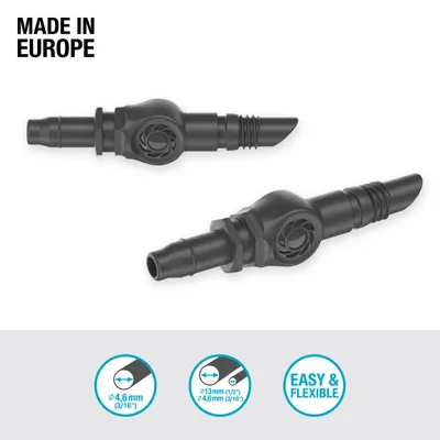 Produktbild von Gardena 13213-20, Schlauchanschluss, 1/2", Kunststoff, Schwarz
