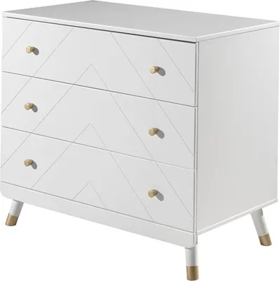 Produktbild von Kommode BILY MDF Weiß 100x89x57 cm