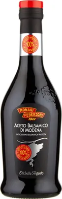 Produktbild von Balsamessig Balsamico Etikett Silber 500 ml. - Monari Federzoni