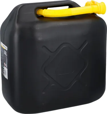 Immagine prodotto di Tanica Dunlop 20L - Tanica per acqua e benzina - certificata UN per liquidi pericolosi - con beccuccio - nero/giallo