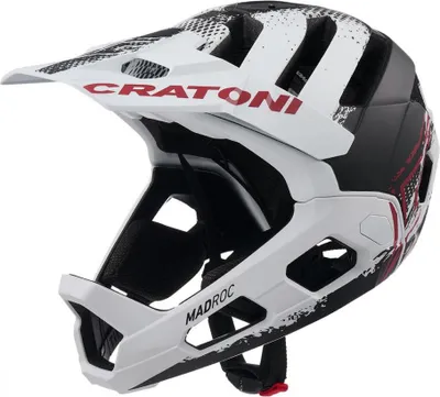 Zdjęcie produktu dla CRATONI Kask rowerowy MTB Madroc biało-czarny matowy