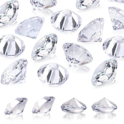 Productafbeelding van Deko Diamanten - 10 stuks acryl kristallen - decoratie voor op tafel - 40 mm, transparant