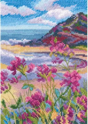 Produktbild von RTO Kreuzstich Set "Im Moment, Cove", Zählmuster, 12x17,5cm