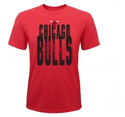 Zdjęcie produktu dla Outerstuff Solar Flair Koszulka z krótkim rękawem Tri-Blend NBA Junior, Chicago Bulls - Rozmiar: M, 10-12 lat