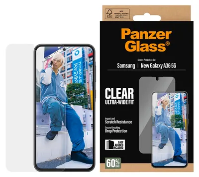 Immagine prodotto di PanzerGlass Ultra-Wide Fit Protezione schermo per Samsung Galaxy A37 - compatibile con cover