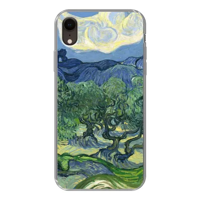 Produktbild von MuchoWow® Handyhülle Schutzhülle Hülle für iPhone XR Die Olivenbäume - Vincent van Gogh Silikon Softcase Handy Hülle - Schutzdeckel