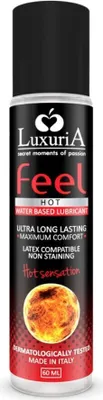Image de Intimateline - Luxuria Lubrifiant Base D'eau Feel Hot Sensation 60 Ml
