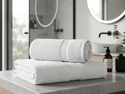 Immagine prodotto di CLARYSSE ELEGANCE asciugamano 60x110 cm bianco, 100% cotone
