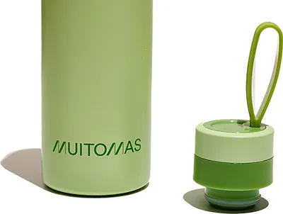 Zdjęcie produktu dla Muitomas WBOTTLELC500GN, 0,5 l, Zielony, Stal nierdzewna, 66 mm, 66 mm, 240 mm