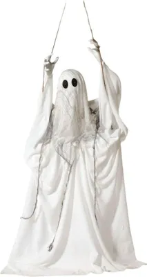 Image de Décoration Halloween Fantôme 153 x 55 x 20 cm Blanc