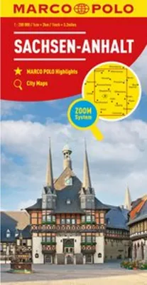 Immagine prodotto di MARCO POLO Carta regionale Germania 08 Sassonia-Anhalt 1:200.000