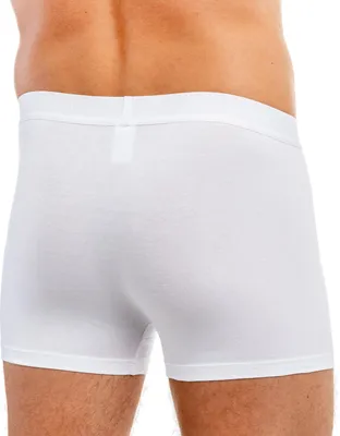 Herren Pant Retroshorts weiß hinten