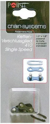 Produktbild von Point Fahrrad Kettenschloss 1/2x1/8 SingleSpeed Nabenschaltung 2er Pack