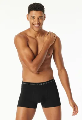 Produktbild von Schiesser Herren 2 er Pack Shorts Gr. 9  weiss