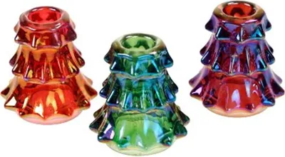 Kerzenhalter-Set-Glas-irisierend