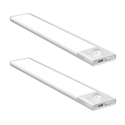 Two identical LED under-cabinet lights are shown against a white background.