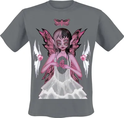 Produktbild von Martinez, Melanie T-Shirt Herren Portals Heart charcoal M