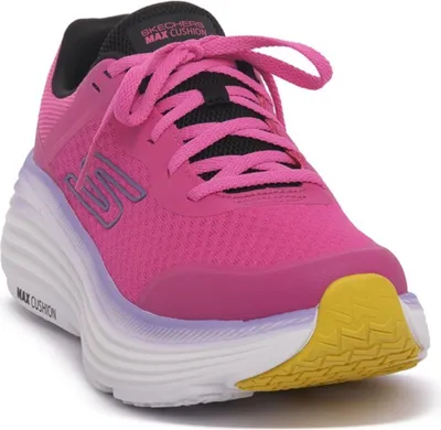 Produktbild von Skechers Damen-Sneaker MAX CUSHIONING ENDEAVOUR Raspberry-Neon-Pink-Lila-Gelb-Schwarz-Weiß, Farbe:rot, EU Größe:38
