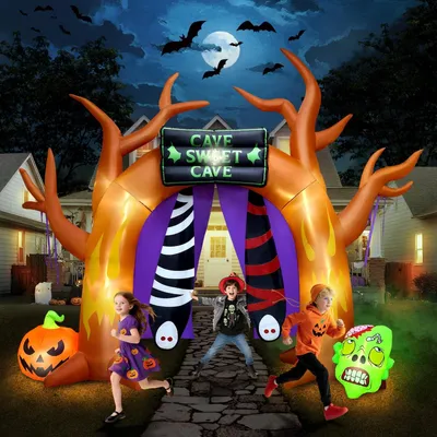 Obrázek produktu pro Nafukovací dekorace na Halloween, 3 metry, s motivem dýní