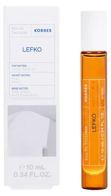 Produktbild von KORRES LEFKO EDT für Damen und Herren, Unisex Duft in praktischer Deluxe Reisegr
