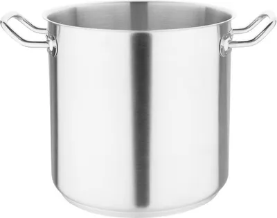 Produktbild von Suppentopf aus Edelstahl, Induktionsgeeignet, Spülmaschinentauglich, 10,5L, 24cm hoch, 24cm Ø