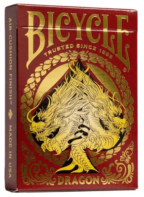 Produktbild von Bicycle® Kartendeck - Red Dragon Kartenspiel Spielkarten Pokerkarten Single Deck
