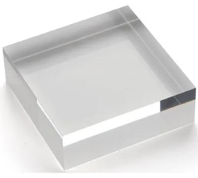 Immagine prodotto di deflecto AB225 deflecto Acryl-Block, trasparente, 75 x 75 x 25 mm