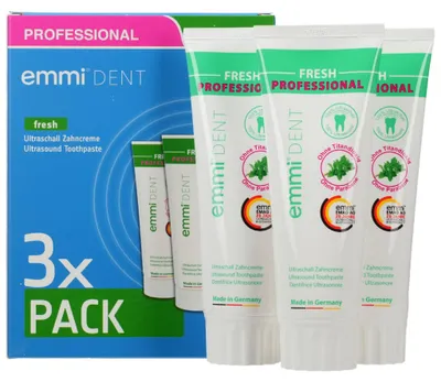 Image de Emmi-Dent dentifrice ultrasonique fresh Set 3 pces