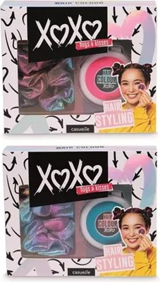 Produktbild von Casuelle xoxo Haarkreide-Set + Haargummi