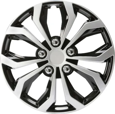 Produktbild von Unitec Radzierblende Daytona 16 Zoll schwarz silber, 4 Stück
