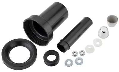 Produktbild von HAAS Wand-WC-Anschlussgarnituren 18 cm lang mit Lippendichtung verschweißbar DN 90/110