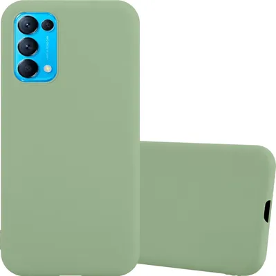 Produktbild von Cadorabo Hülle für Oppo FIND X3 LITE Schutzhülle in Grün Handyhülle TPU Silikon Etui Case Cover