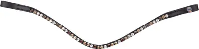 Produktbild von Waldhausen Stirnband X-Line Glam Stirnriemen Braun/Gold/Beige/Silber WB