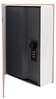 Image de Mini coffre-fort en forme de livre, à code, pour la mise en sécurité d'argent et de bijoux