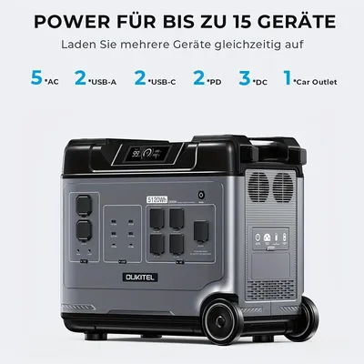 Zdjęcie produktu dla Elektrownia słoneczna - generator solarny - ładowarka akumulatorów solarna - przenośne źródło zasilania awaryjnego - awaryjne źródło energii