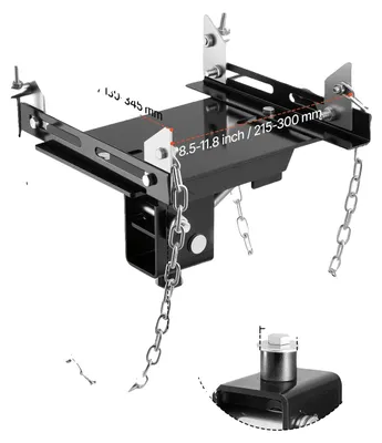 Productafbeelding van Aandrijfassliftadapter, draagvermogen 500 kg, duurzame stalen constructie, 1100 lbs