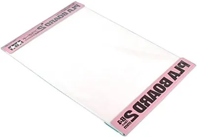 Productafbeelding van Kunststof Plaat - Plastic Sheet - Hobby Modelbouw - 2mm Dikte - 2 stuks - Wit