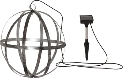 Productafbeelding van Star Trading 483-16, Sfeerverlichting, decoratief figuur, zwart, zilver, 1 lamp, lamp niet vervangbaar, LED