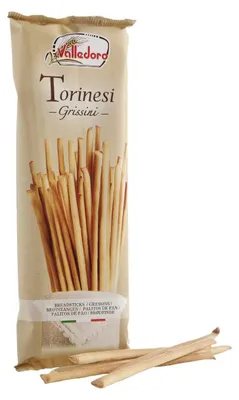Produktbild von Valledoro Soepstengels Torinesi Grissini, 100g, knusprige italienische Brotstangen