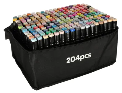 Image de KIK KX5123 : Lot de 204 marqueurs double pointe