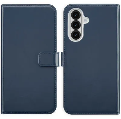Immagine prodotto di Custodia a libro in vera pelle Selencia Samsung Galaxy A36 / A56 - Blu