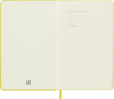 Produktbild von Moleskine Notizbuch - Color, Large/A5, Liniert, Stoffeinband, Strohgelb