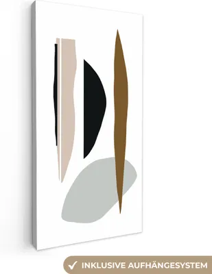 Obrázek produktu pro OneMillionCanvasses® - Obraz na plátně - Abstraktní - Pastel - Design, nástěnný obraz, nástěnné dekorace obrazy obývací pokoj, 20x40cm